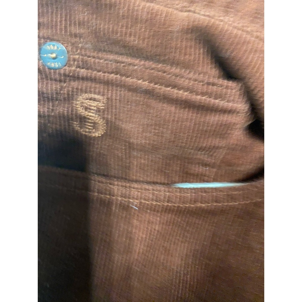 Todd Snyder Men's 34x34 Relaxed Fit Corduroy Pants Brown Chino Style 5-Pocket - Picture 4 of 7
